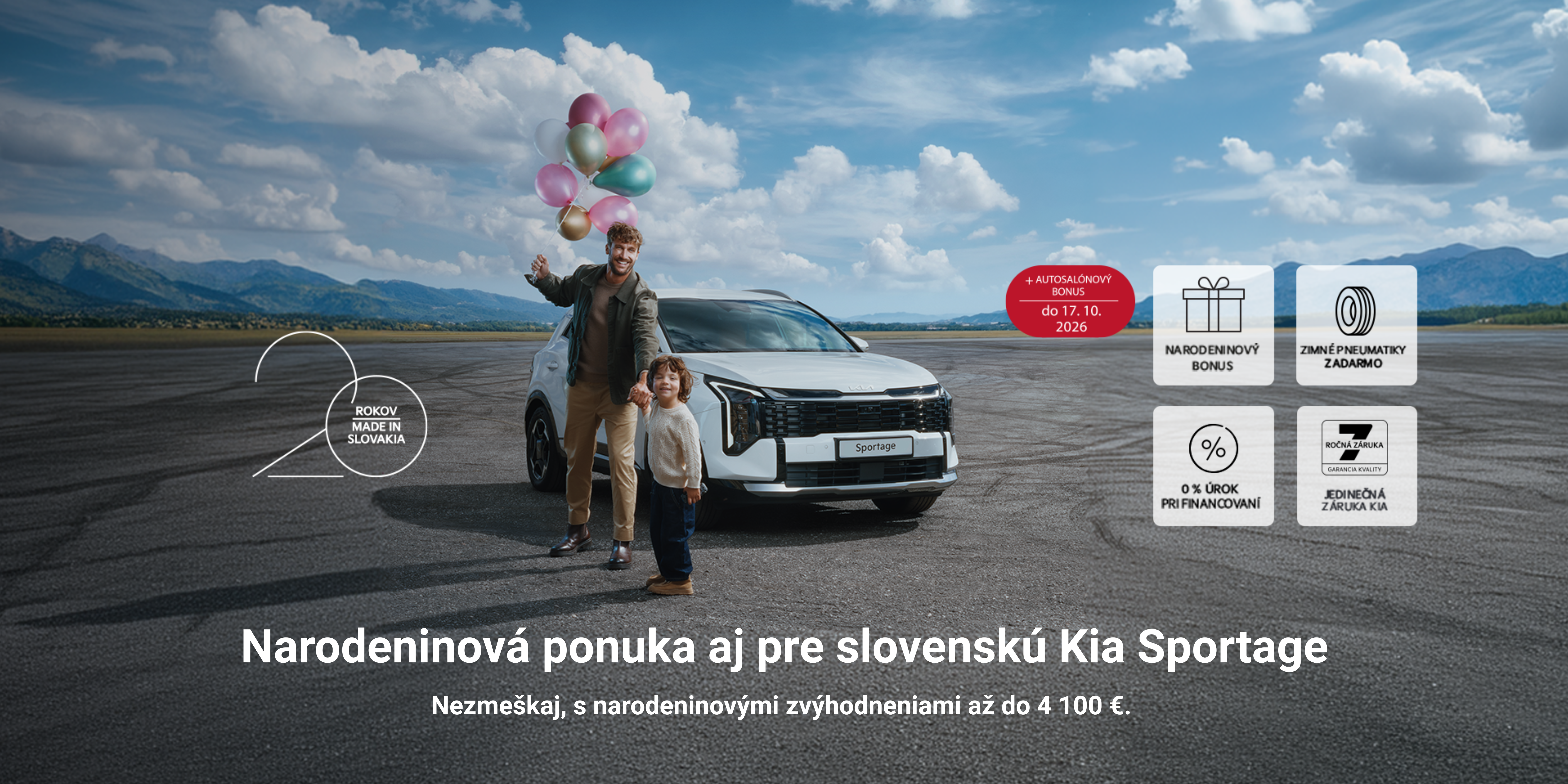 Narodeniny Sportage